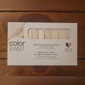 5 for $25 - Color Street Glazed Over nail polish strips